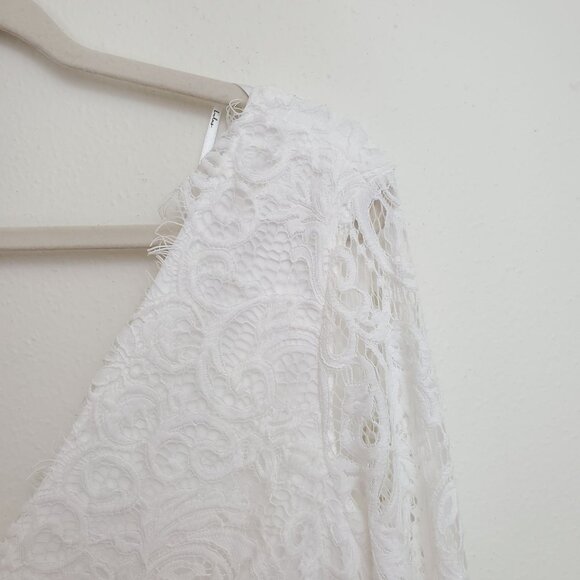 Lulus Way to Be Loved White Lace Long Sleeve Maxi Dress - Picture 2 of 12